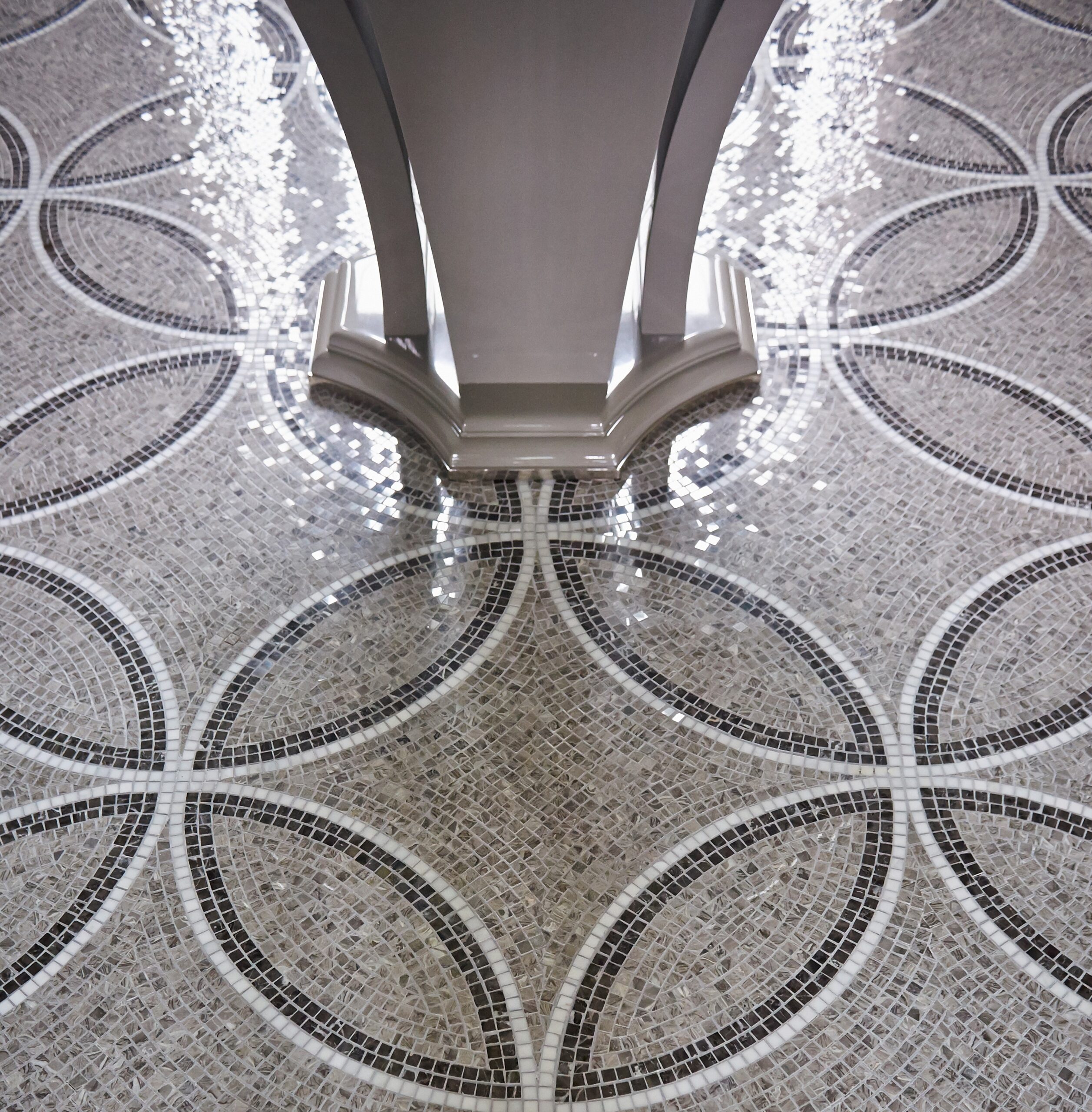 Tiled floor