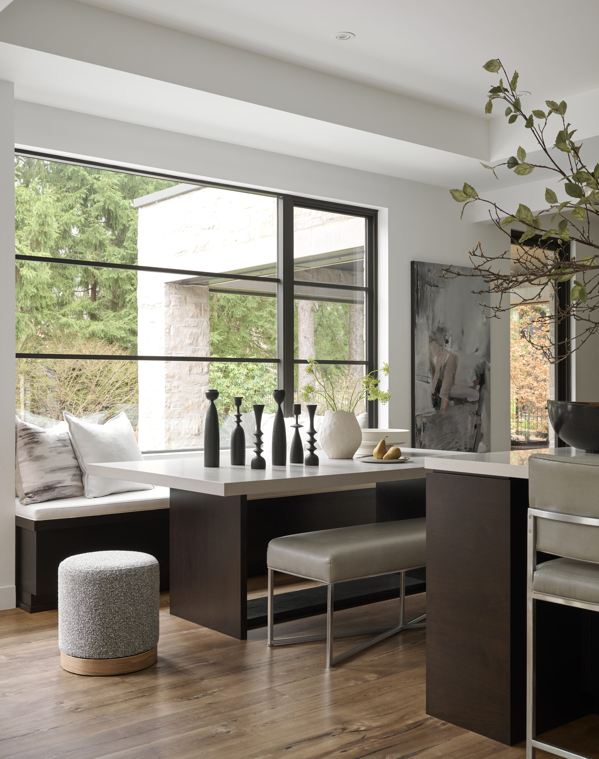 Sitting area in kitchen