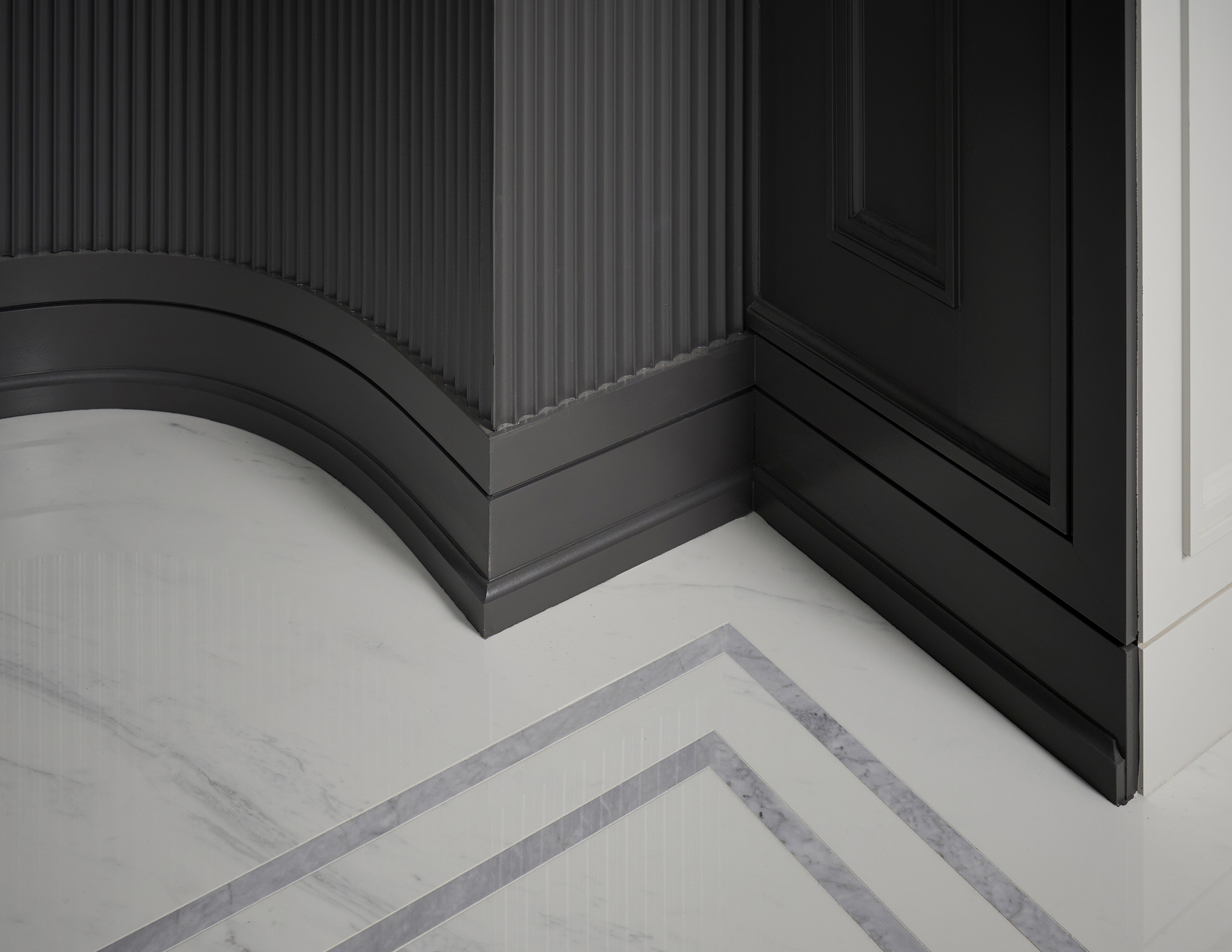 Wall and floor details closeup