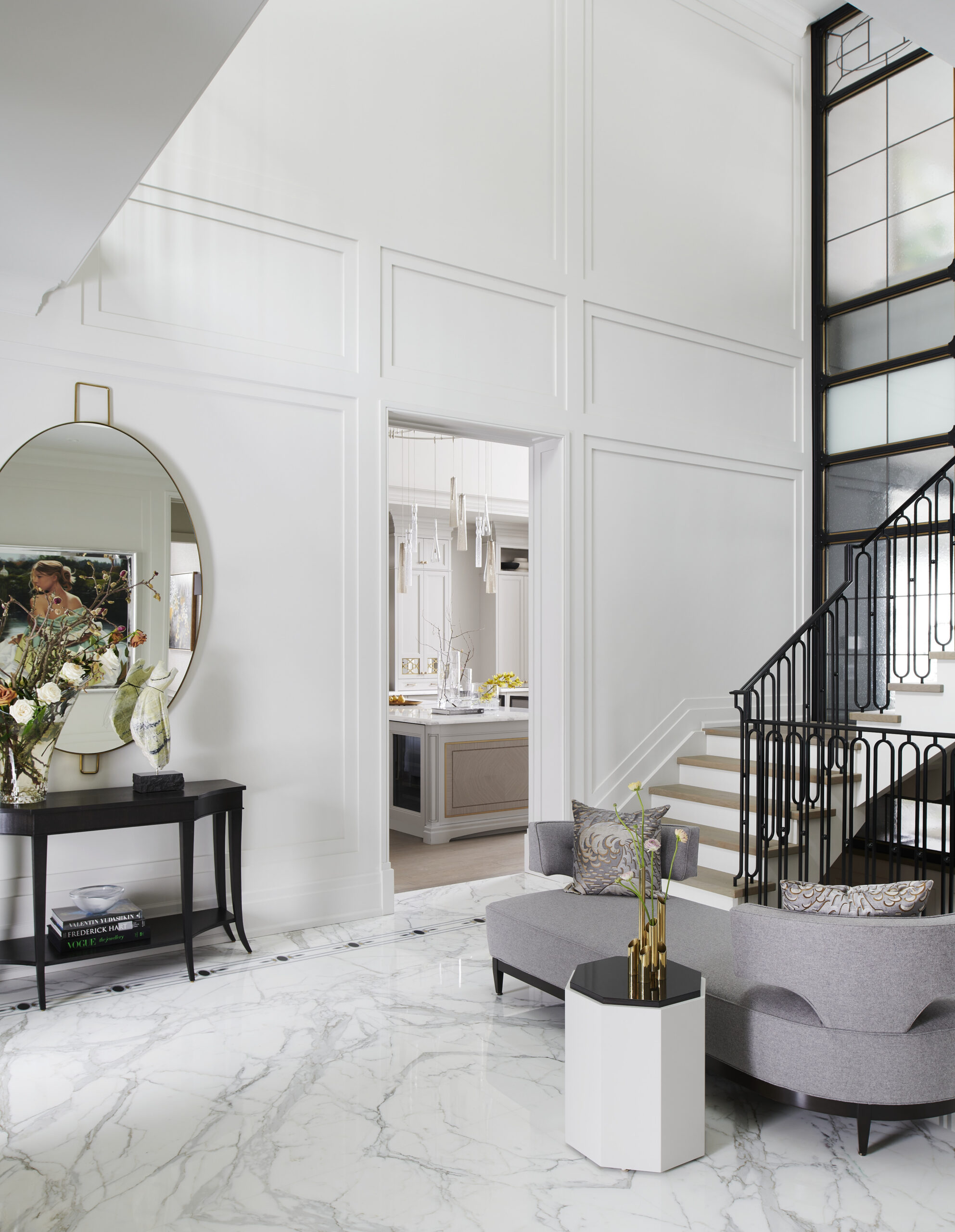 Chateau on the lake hallway and stairs