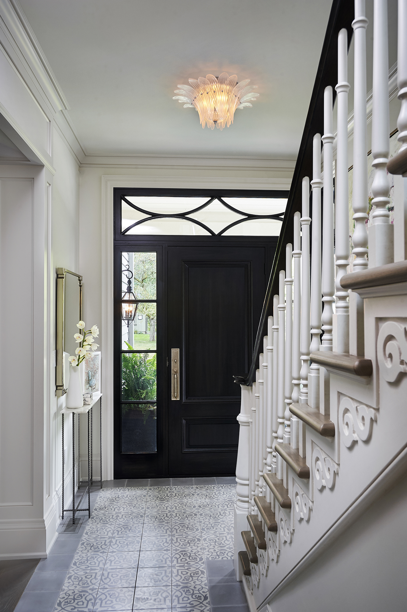Home entrance and stairs