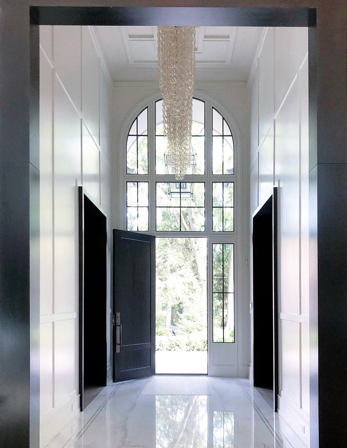 Luxury home entrance